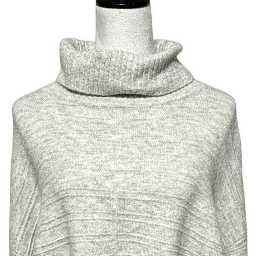 Vince Camuto‎ Sweater Womens Large Beige Gray Turtleneck Heathered NWT